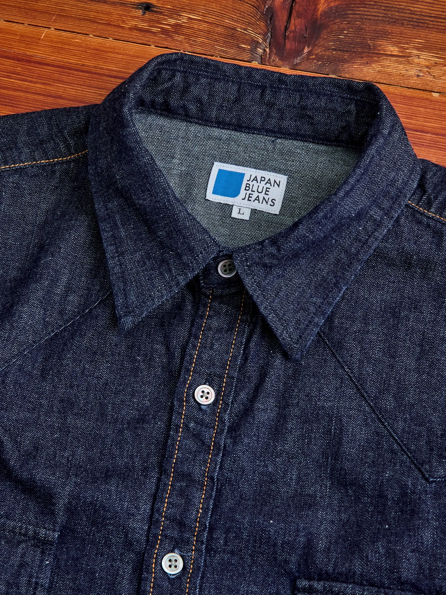 10oz Denim Western Shirt in Indigo