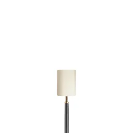 11cm drum shade in Ivory dupion silk