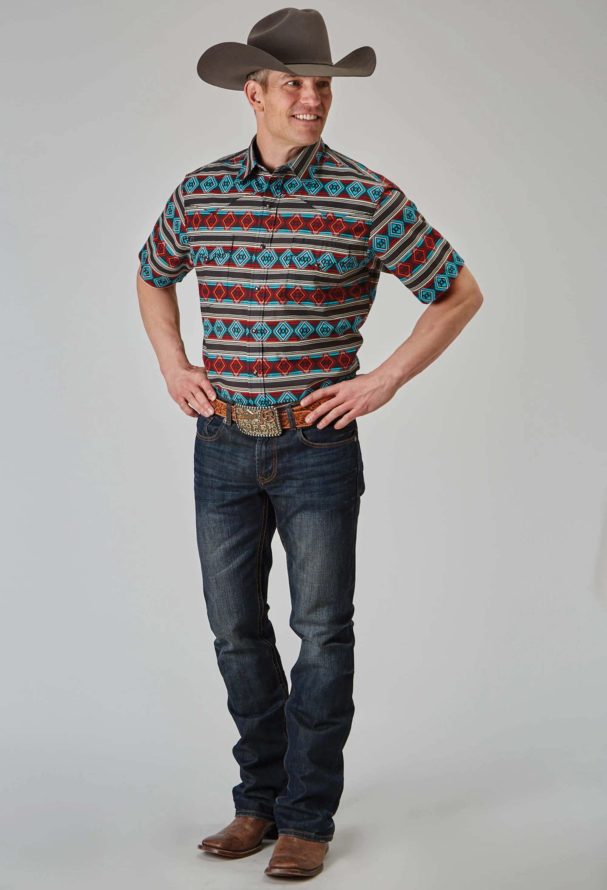 1898 AZTEC STRIPE PRINT