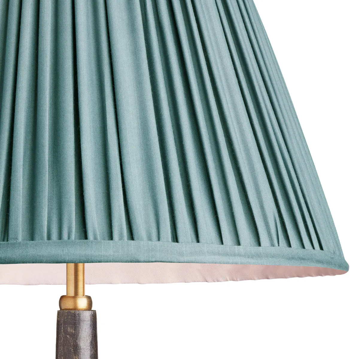 20cm empire shade in Blue silk