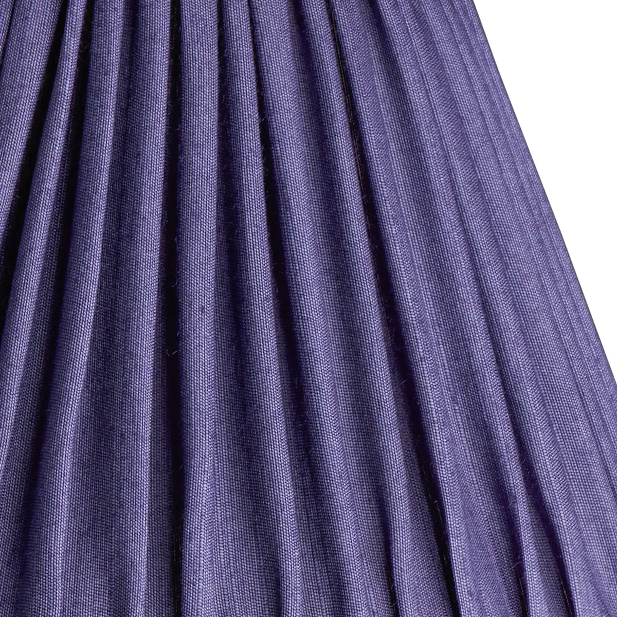 25cm scalloped shade in Cobalt silk with velvet tape