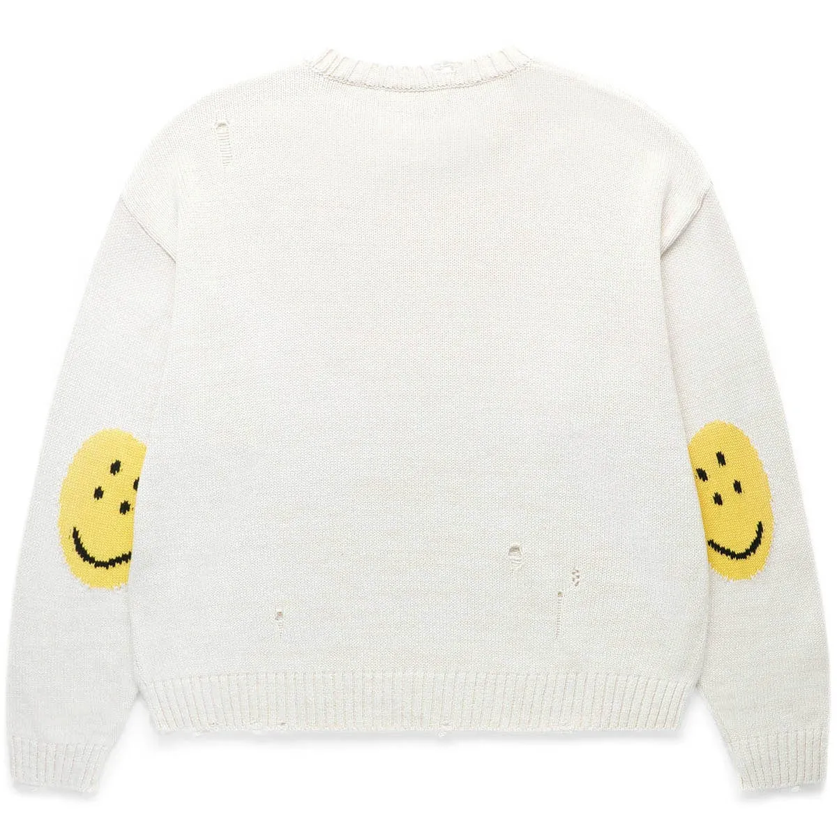 5G COTTON KNIT RAINBOWY PATCH CREW SWEATER