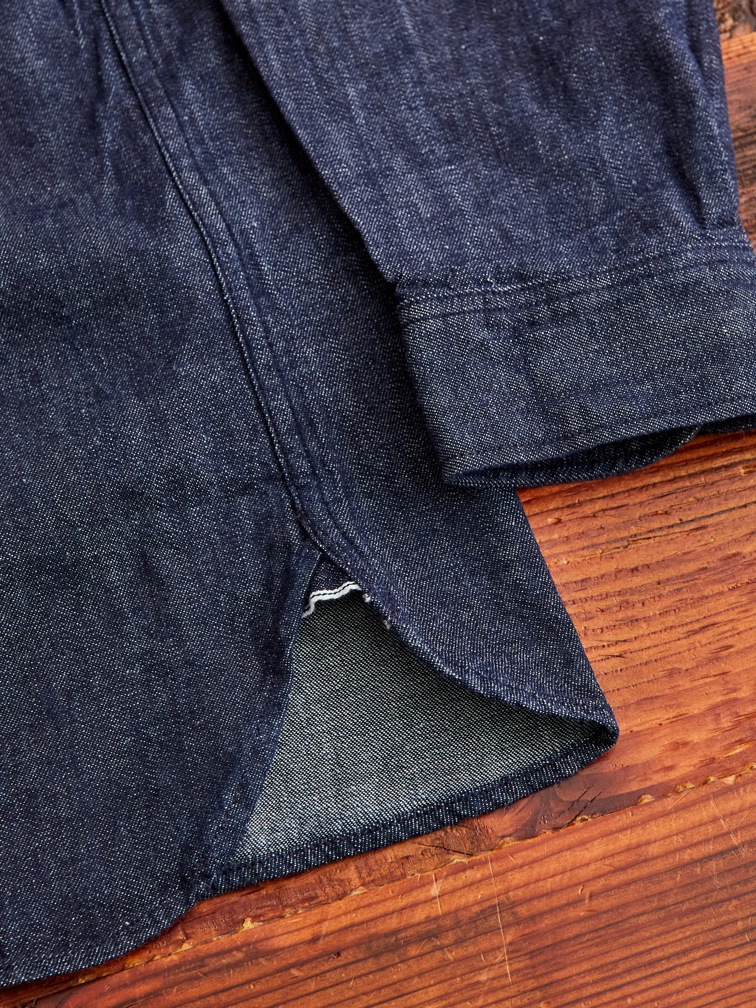 8oz Denim Work Shirt in Natural Indigo