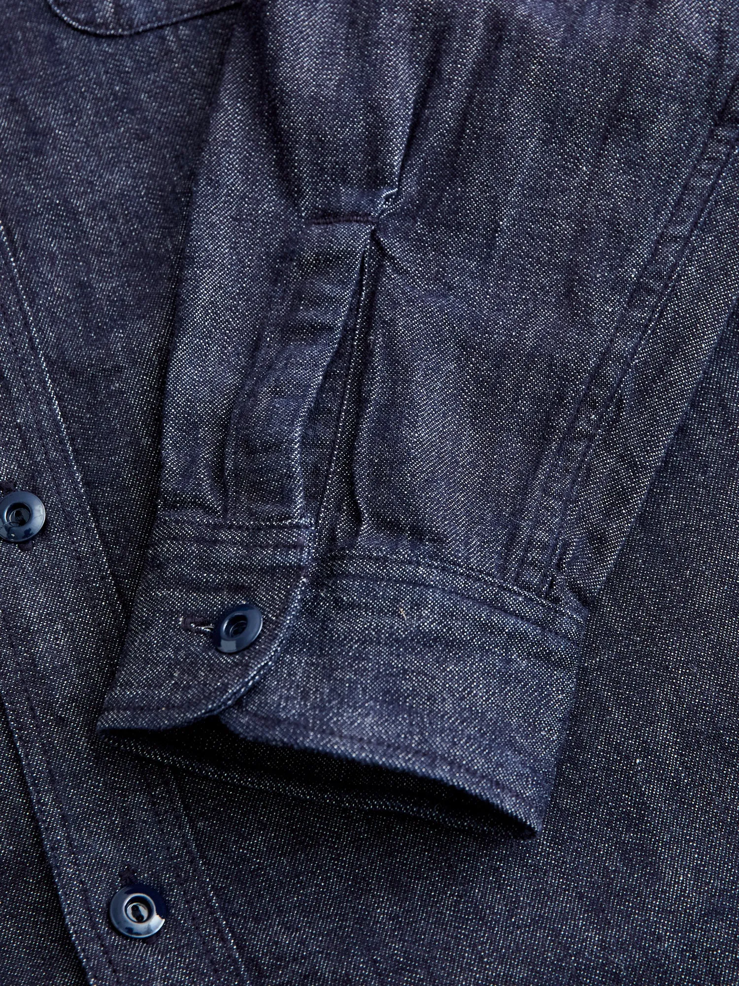 8oz Denim Work Shirt in Natural Indigo