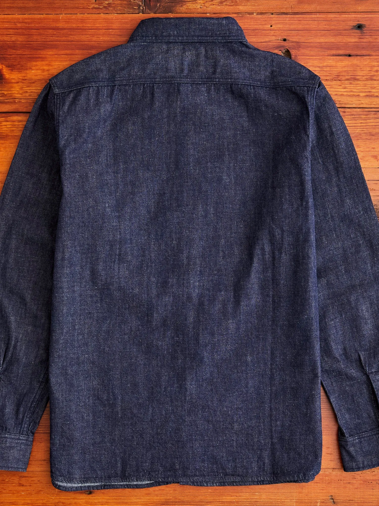8oz Denim Work Shirt in Natural Indigo