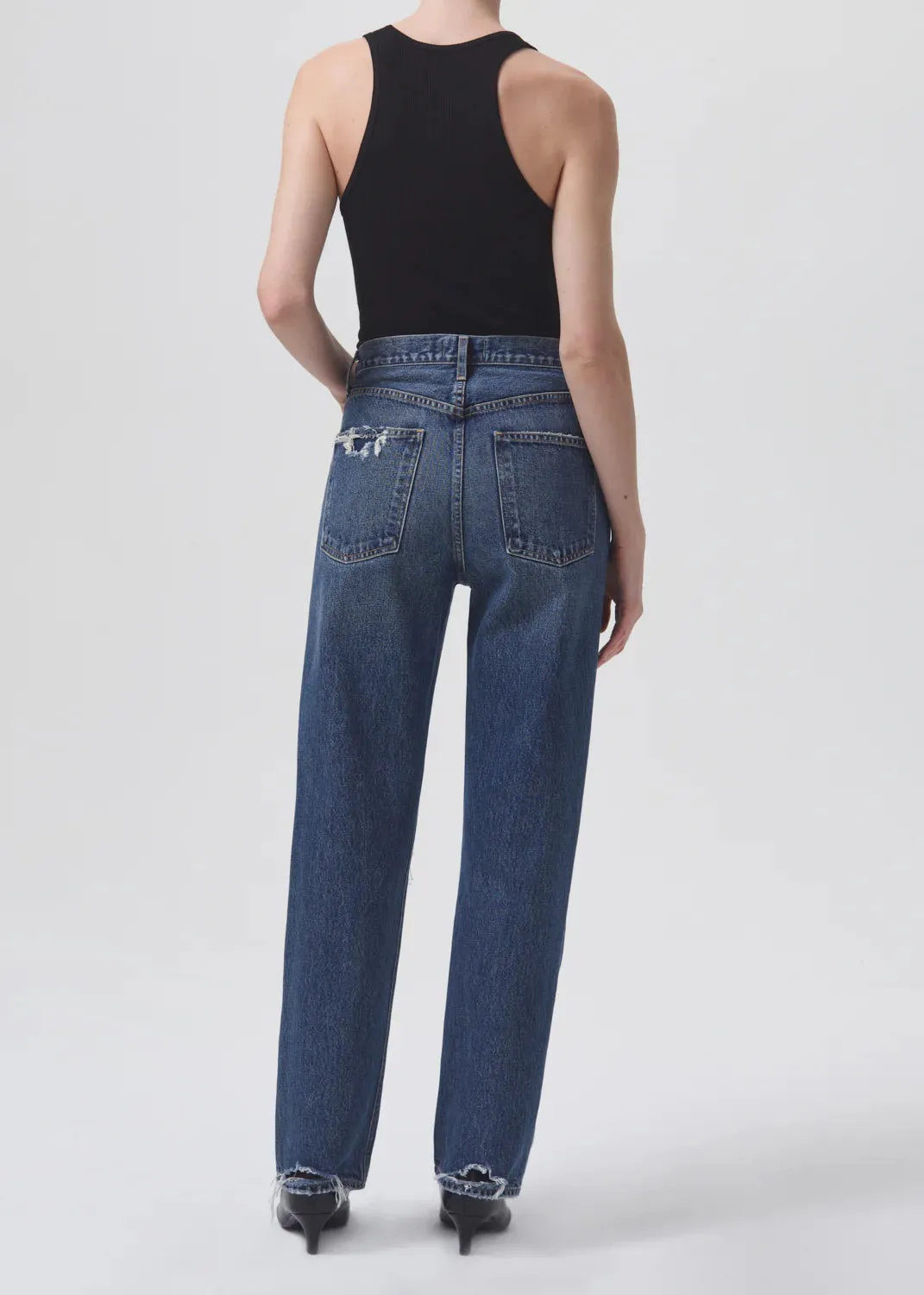 90's Pinch Waist High Rise Straight Jean - Playground