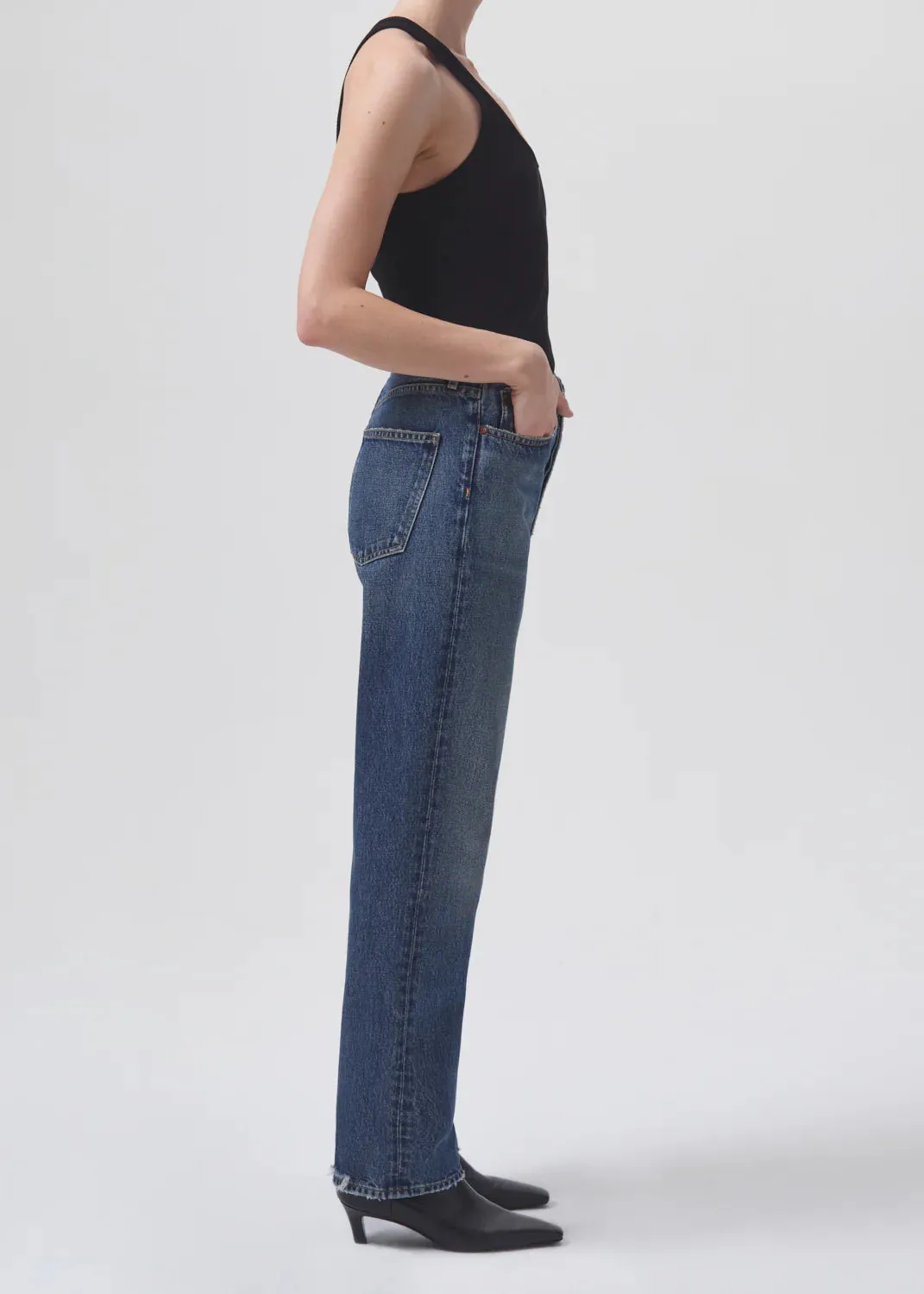 90's Pinch Waist High Rise Straight Jean - Playground