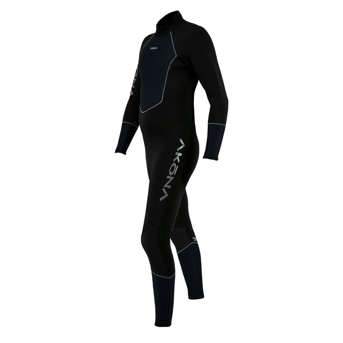 Akona 5mm Mens Phantom Quantum Stretch Back Zip Full Wetsuit 2024