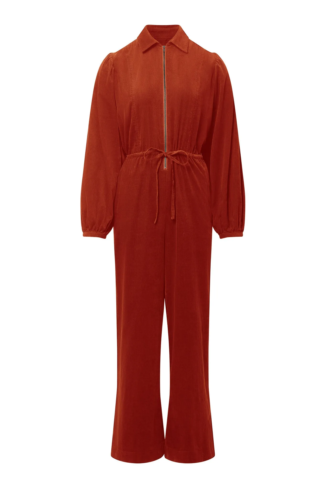 AMRITA Organic Cotton Jumpsuit - Terracotta