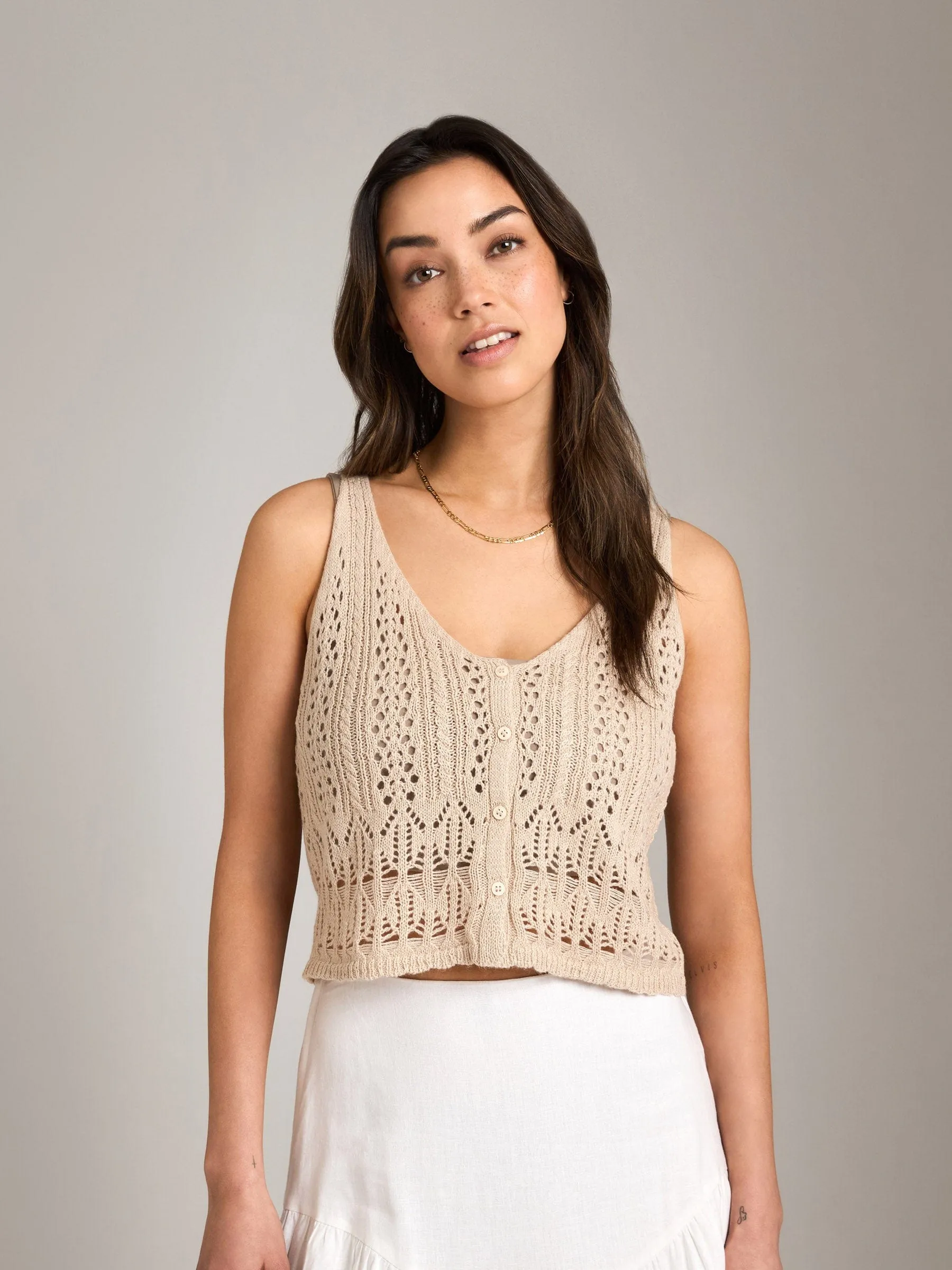 Aneshka Crochet Cami