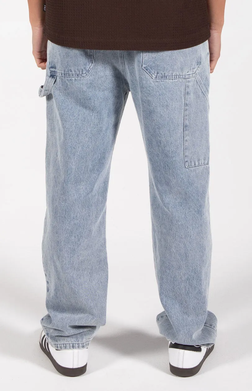 Blue Ashton Contractor-Style Work Pants