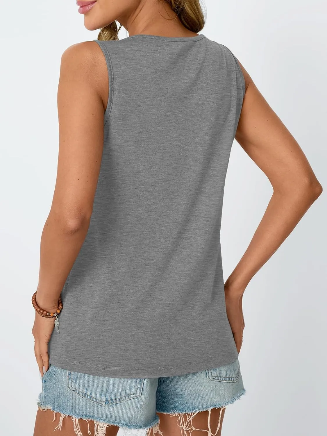 AUTOMET Womens Tank Tops 2025 Summer Dressy Casual Blouses Sleeveless Flowy Crewneck Outfits Basic Trendy Clothes