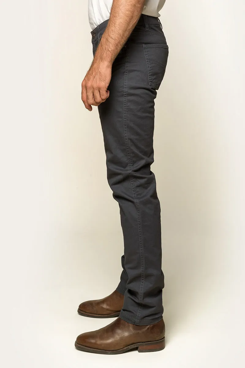 Avondale Mens 5 Pocket Stretch Drill Jeans - Steel Blue