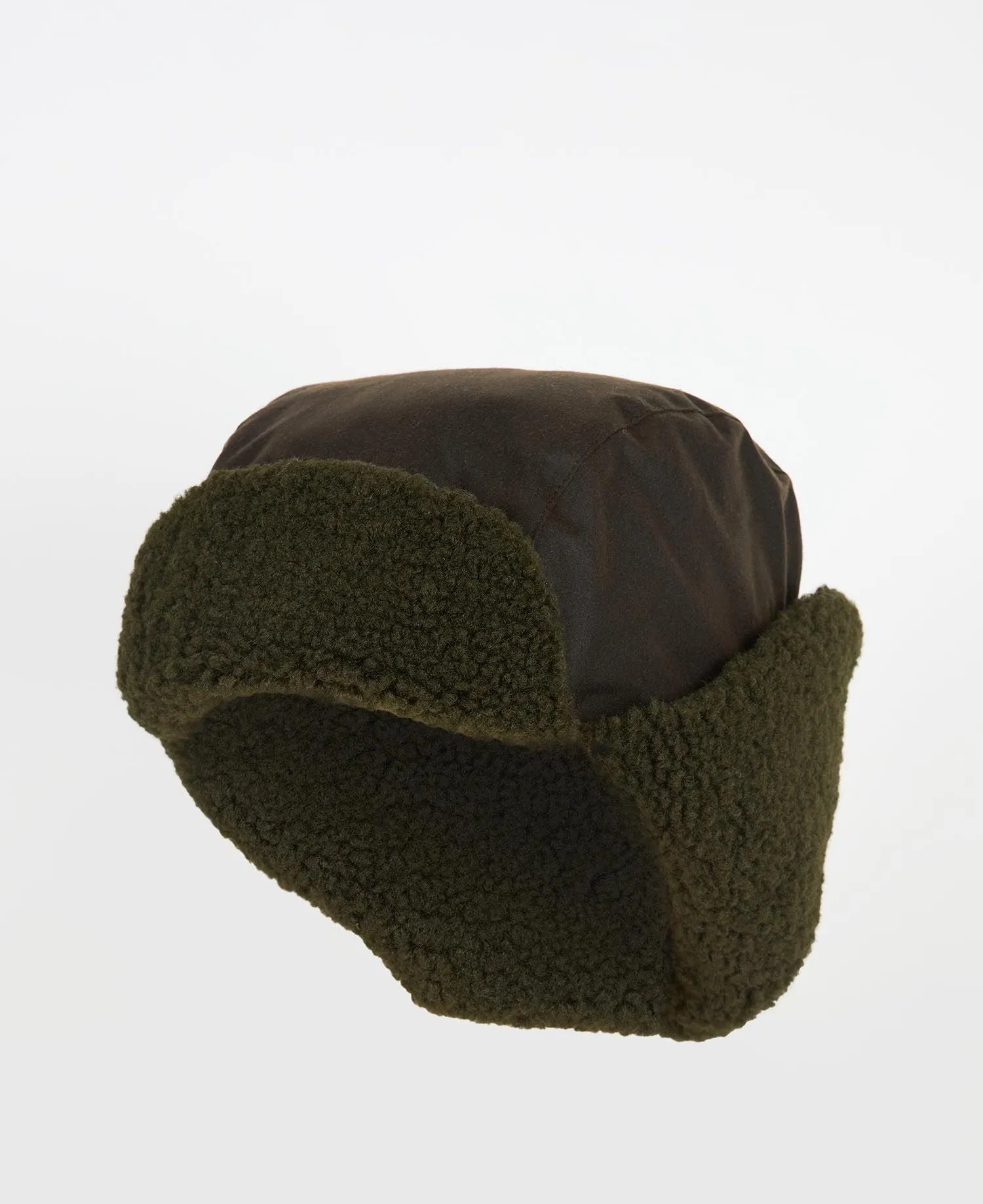 Barbour Mens Morar Classic Waxed Trapper Hat – Durable Outdoor Headwear for Cold Weather Protection