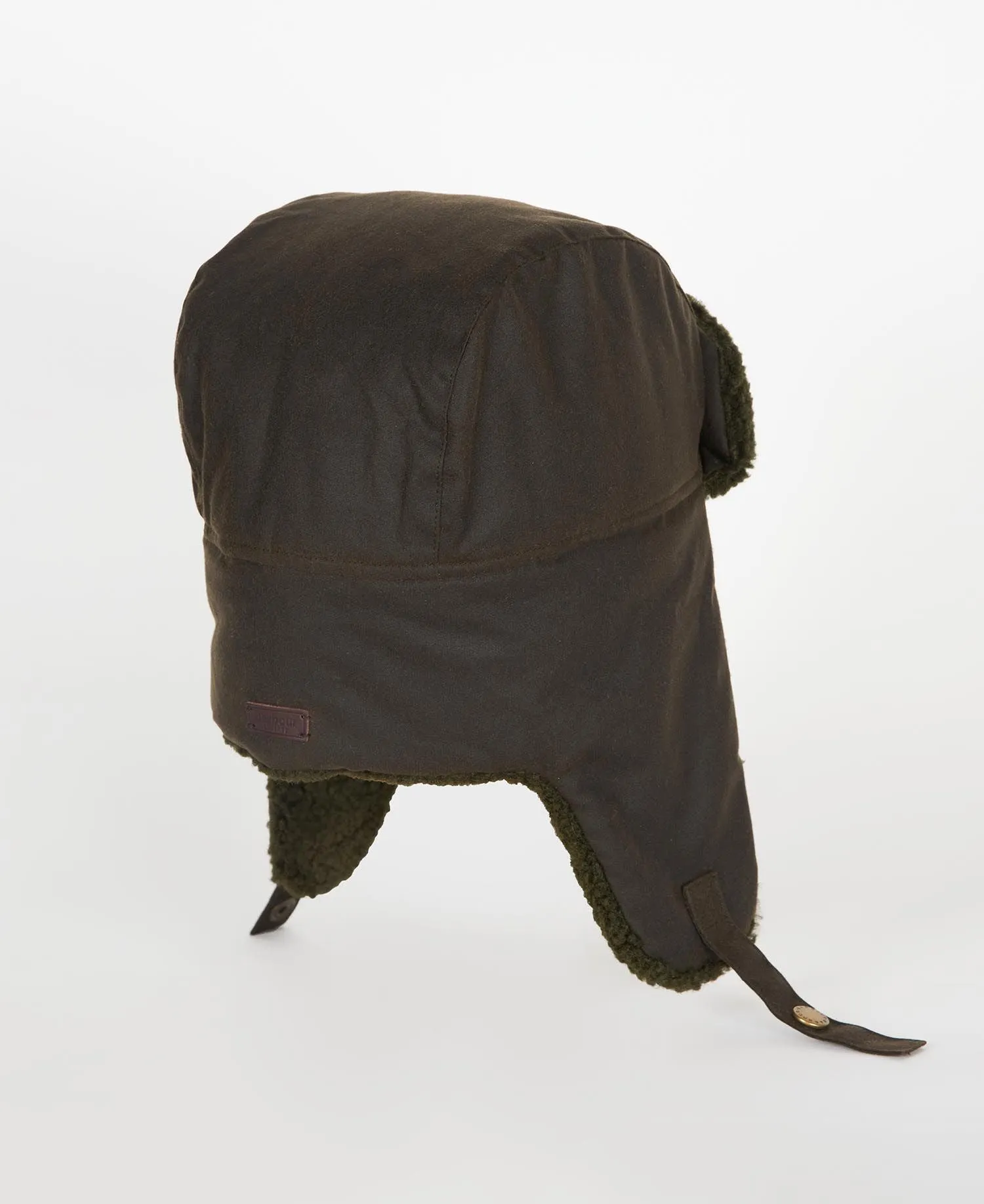 Barbour Mens Morar Classic Waxed Trapper Hat – Durable Outdoor Headwear for Cold Weather Protection