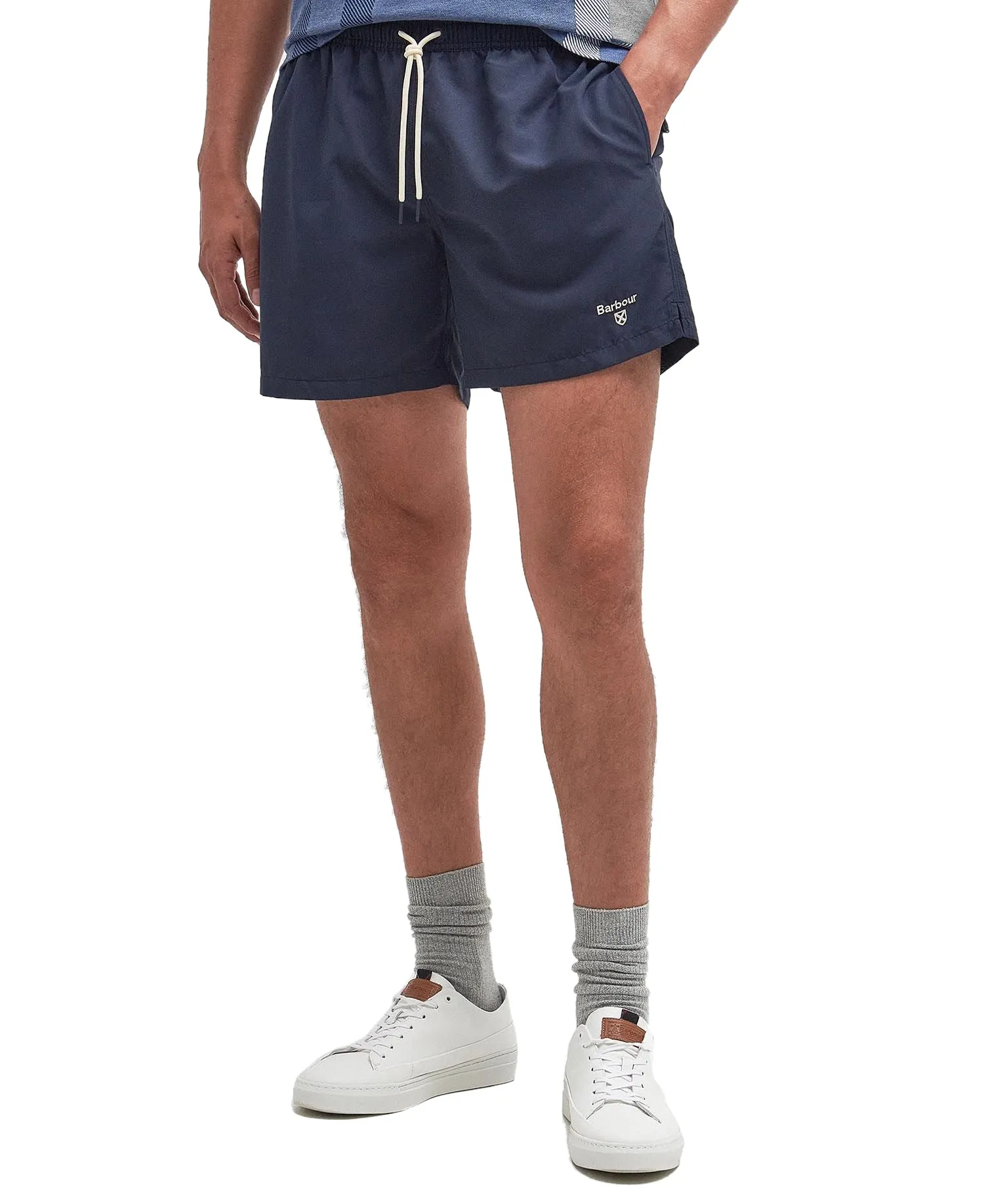 Barbour Mens 'Staple' Logo 5" Swim Shorts