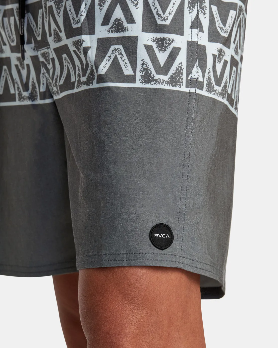 Barnes Elastic Waist Boardshorts 17" - Black Band