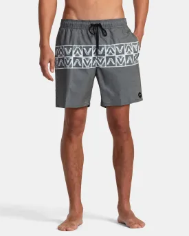 Barnes Elastic Waist Boardshorts 17" - Black Band