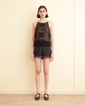 Beaded Yarrow Shorts
