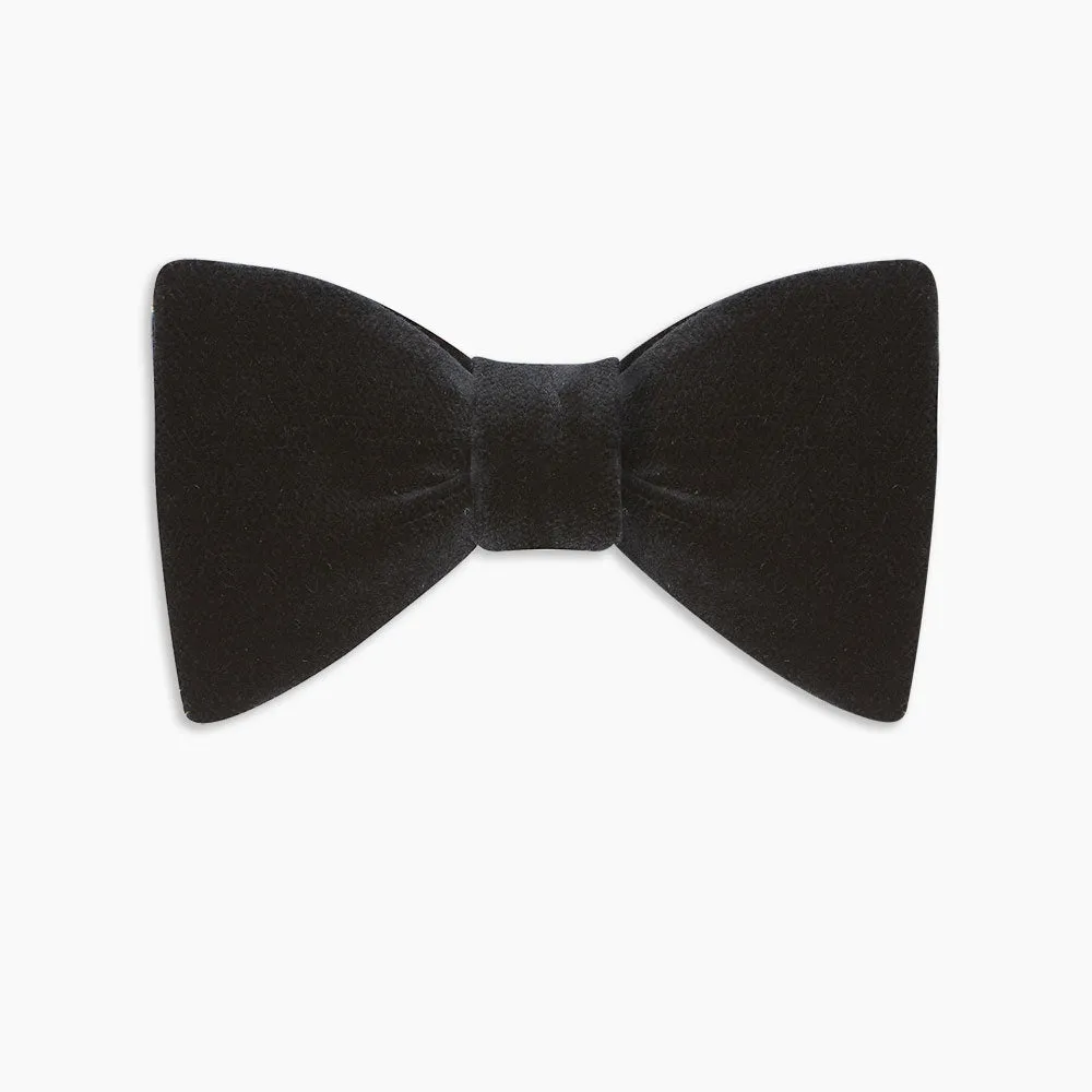 Black Velvet Bow Tie