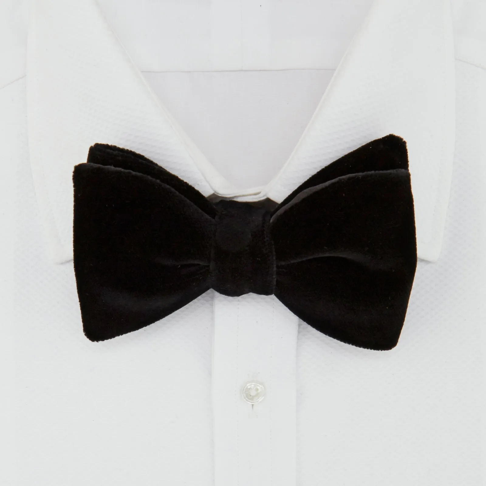 Black Velvet Bow Tie