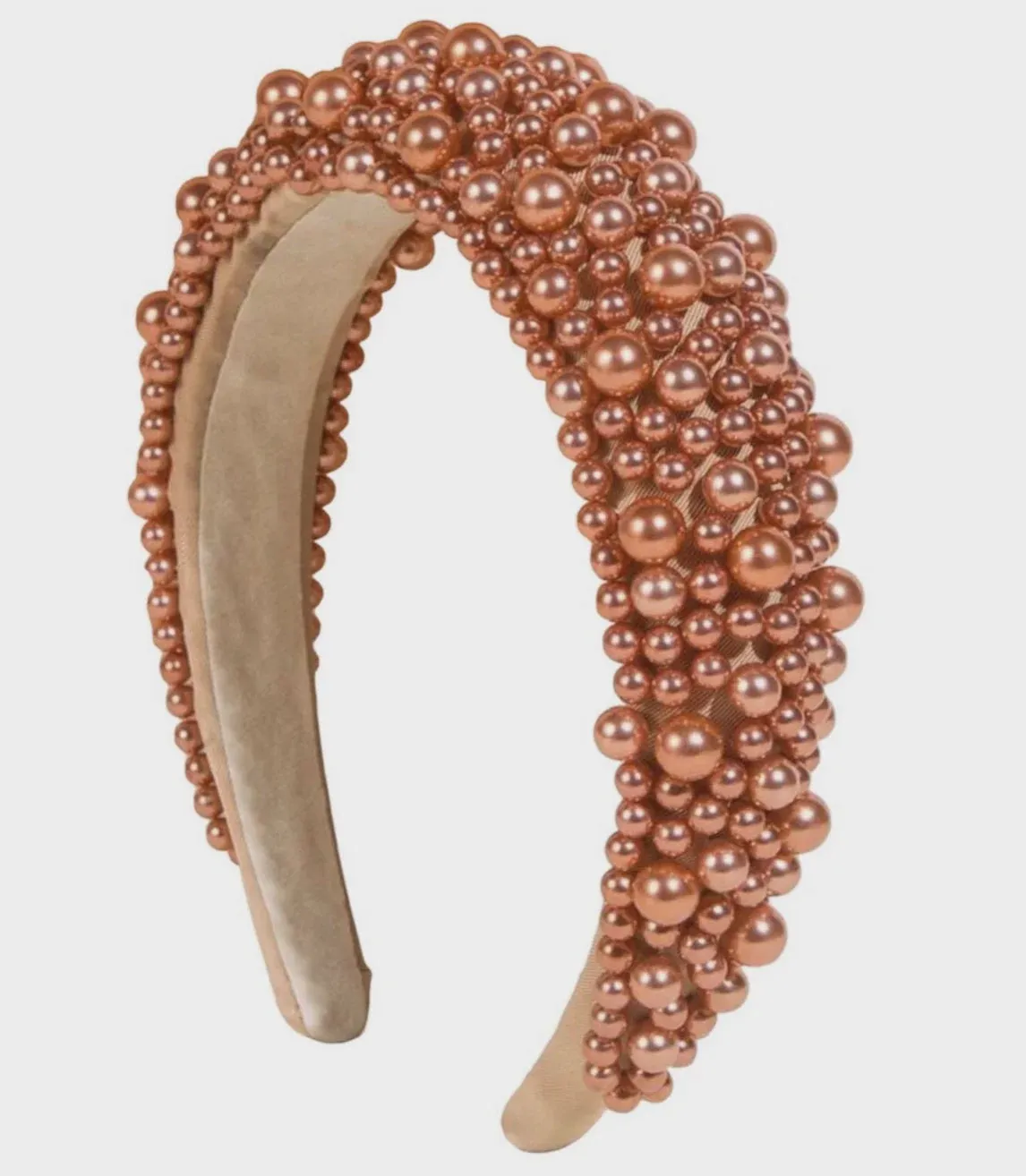 Blaire Bronze Beaded Headband