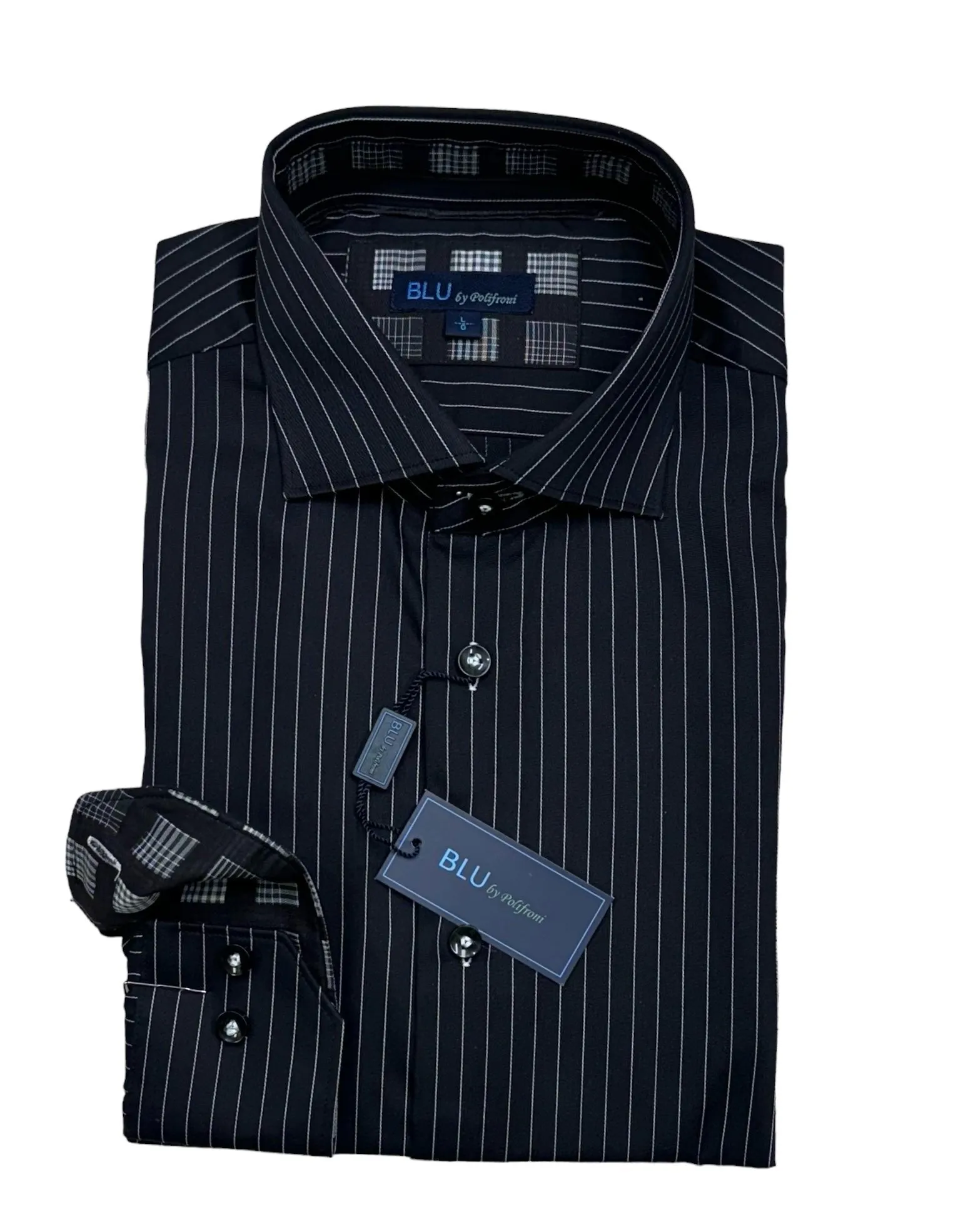 Blu Stripe Shirt | Black