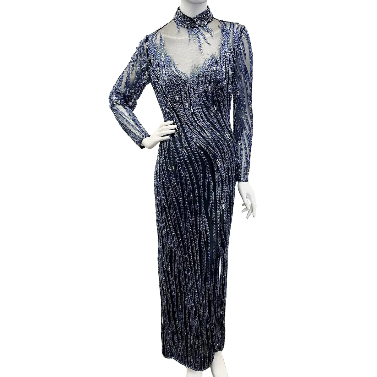 Elegant Bob Mackie Designer Evening Gown