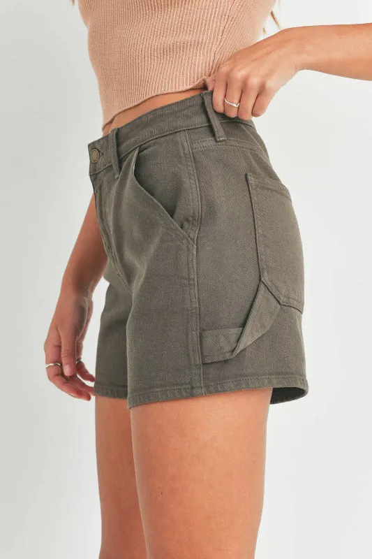 carina utility short - dark olive