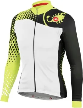 Castelli Sfida Winter Cycling Jersey - White Black