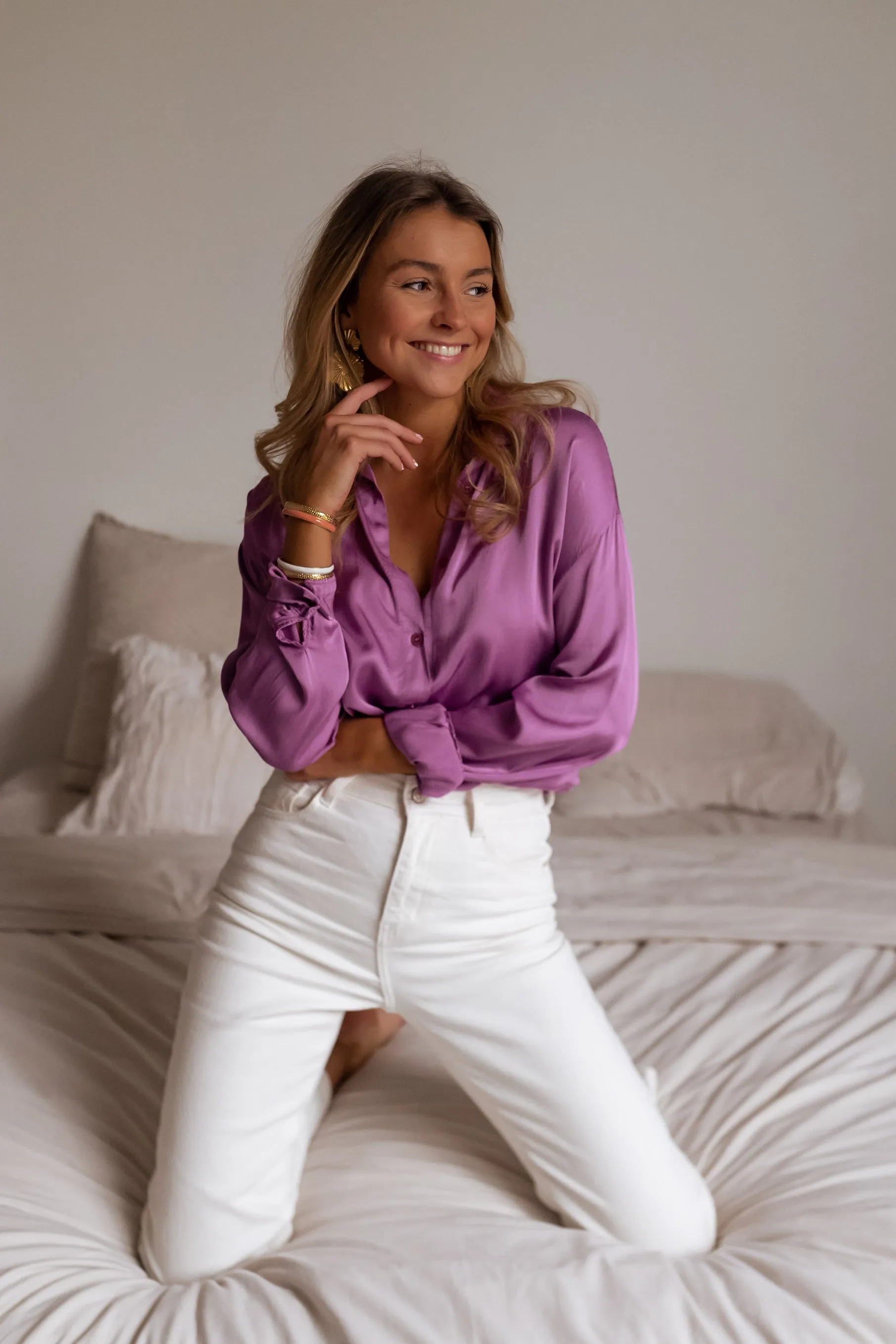 Chemise Britte - mauve