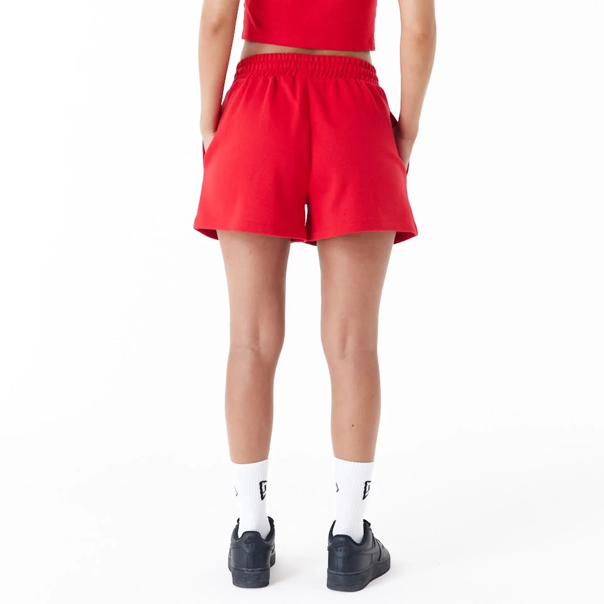 Chicago Bulls Womens NBA Team Logo Red Shorts