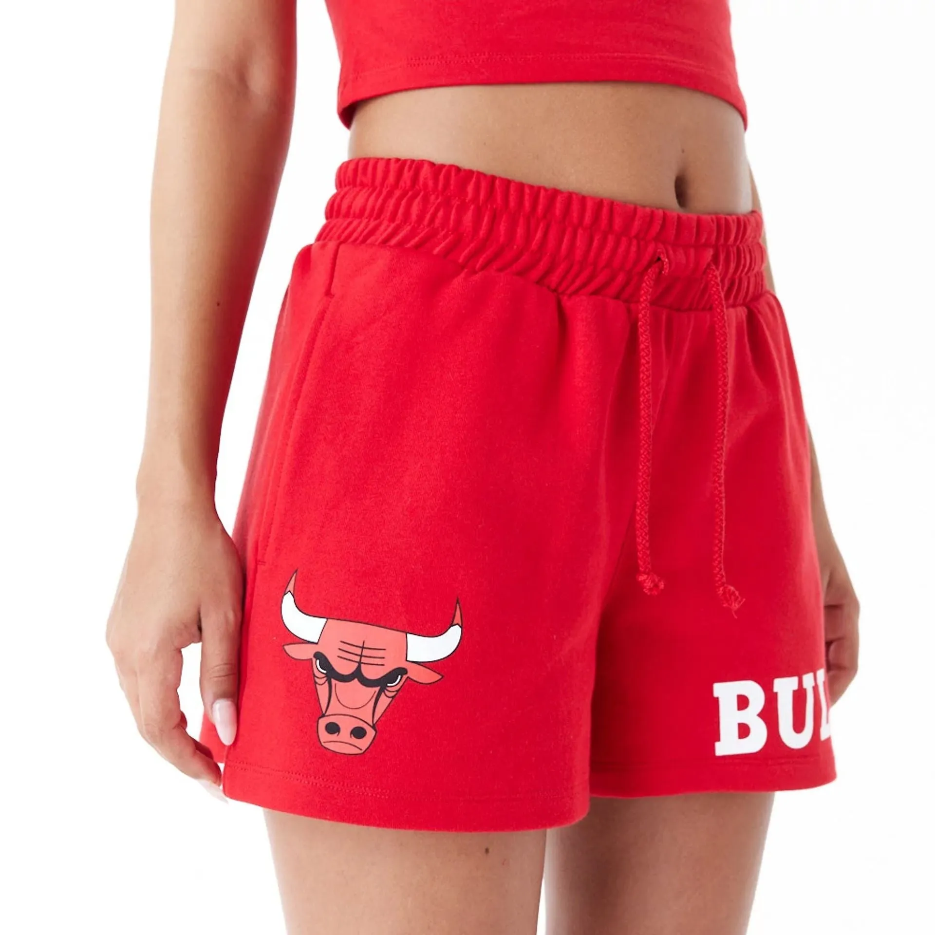 Chicago Bulls Womens NBA Team Logo Red Shorts