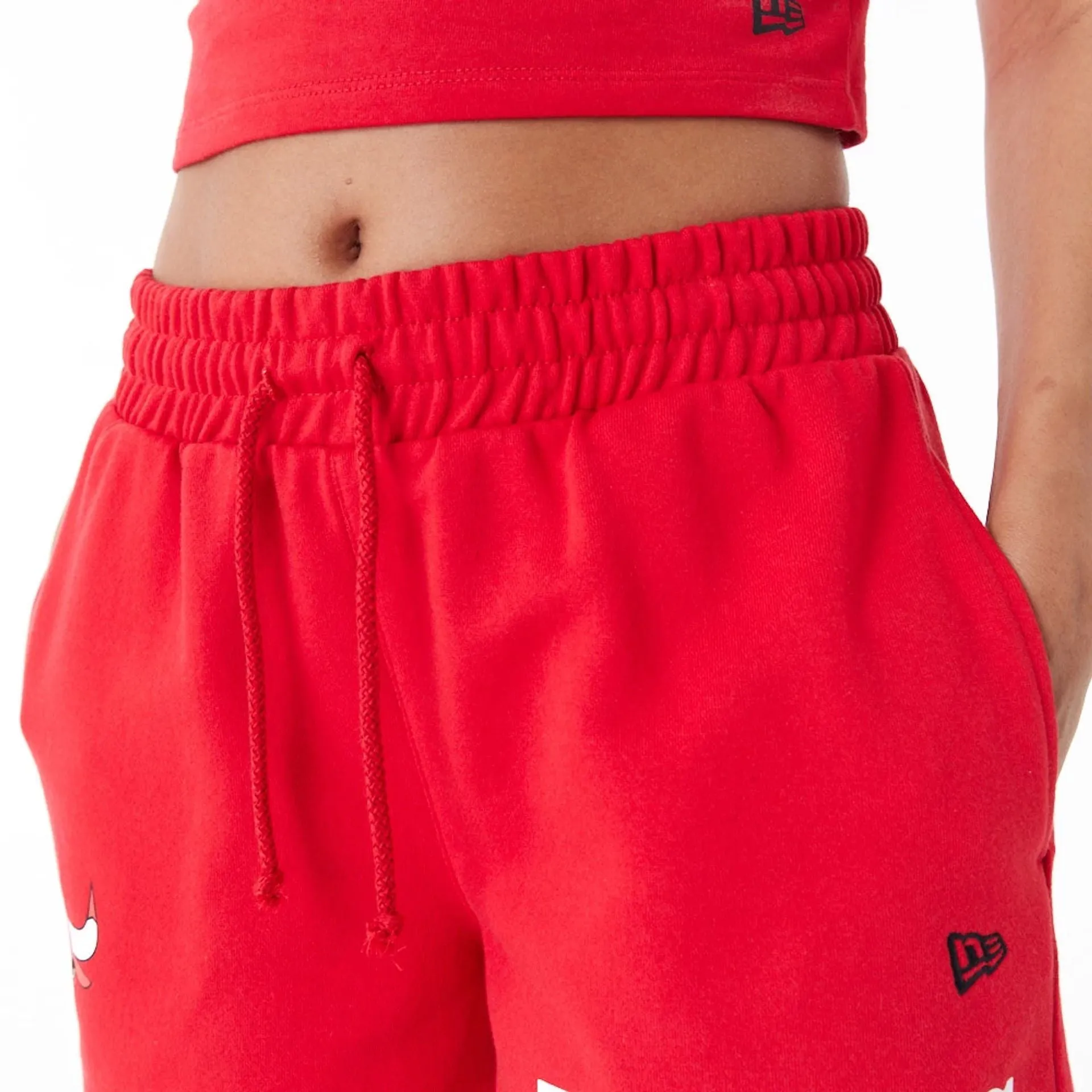 Chicago Bulls Womens NBA Team Logo Red Shorts
