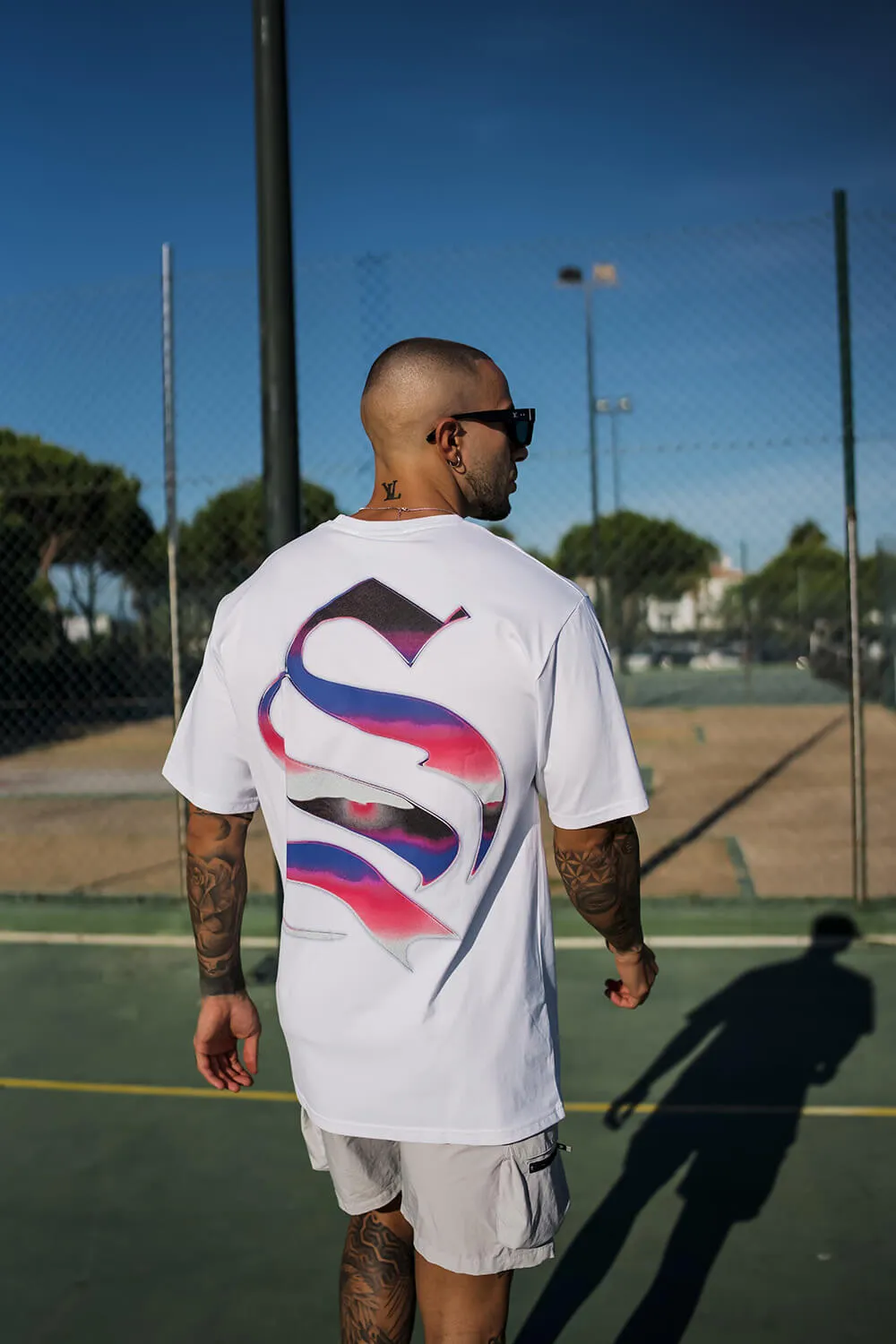 Chrome Logo Tee - White