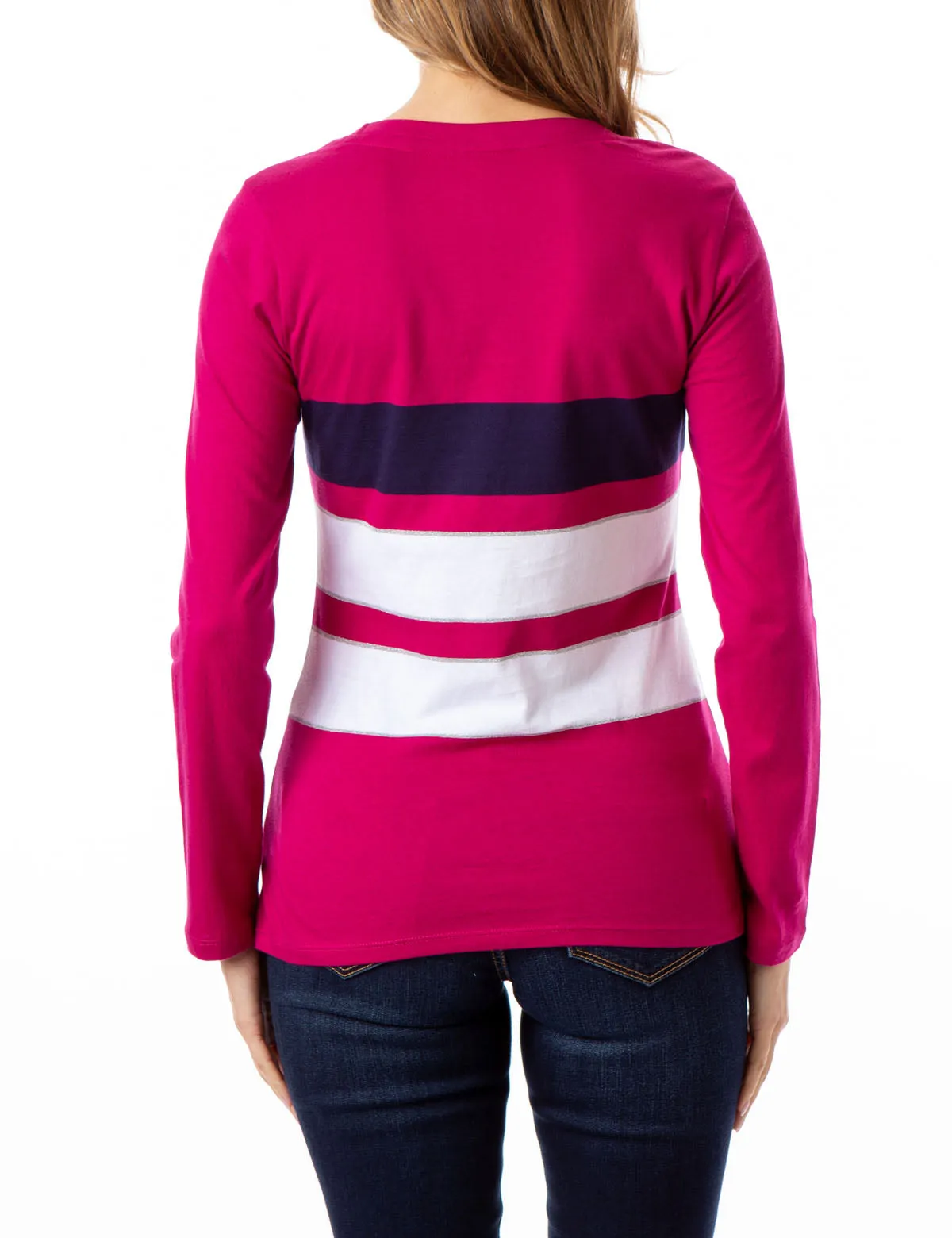 COMBO STRIPE LONG SLEEVE T-SHIRT
