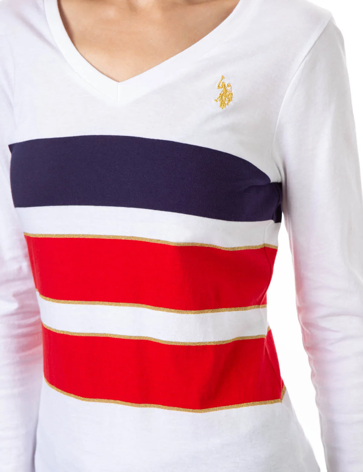 COMBO STRIPE LONG SLEEVE T-SHIRT