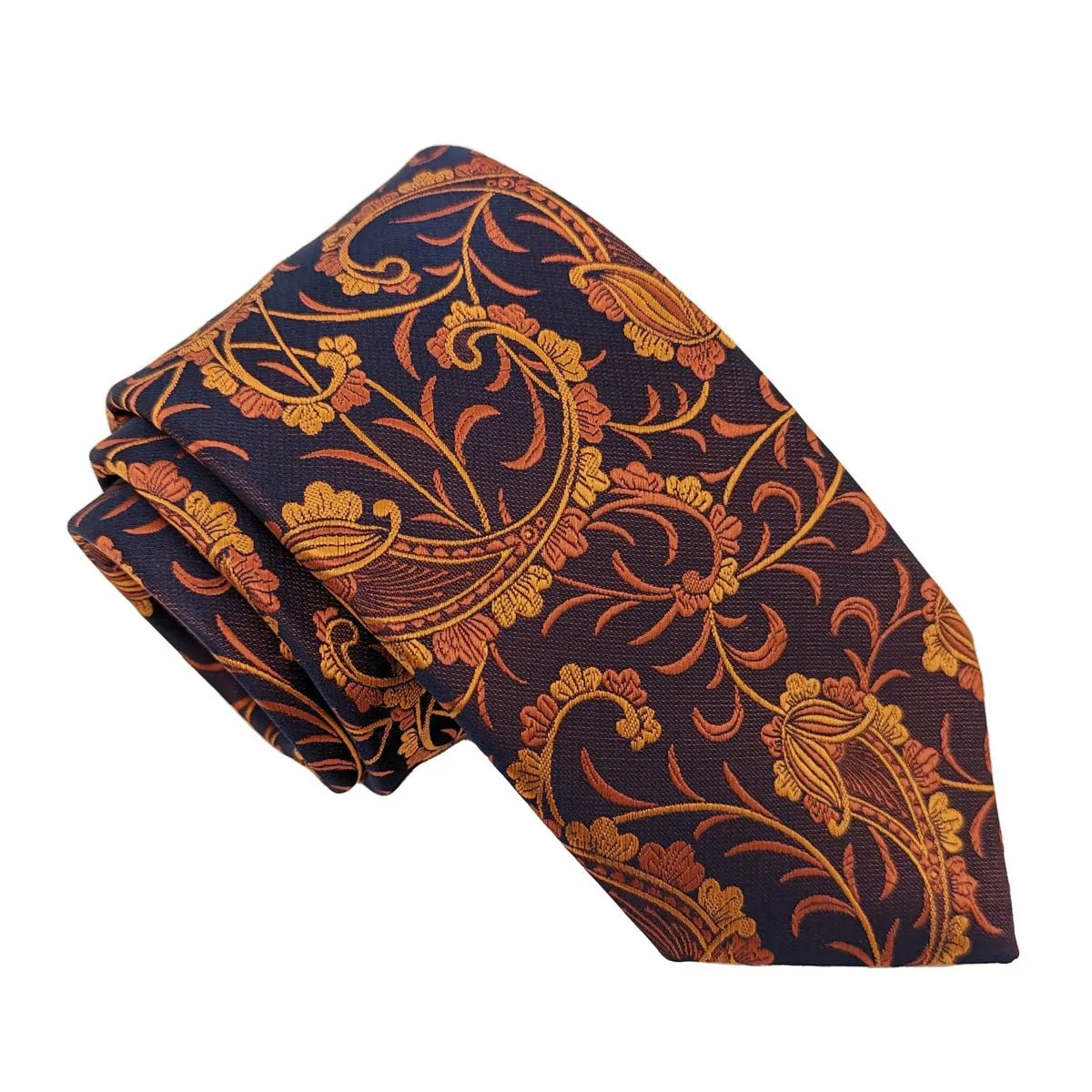 Copper Vintage Paisley Wedding Swatch