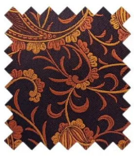 Copper Vintage Paisley Wedding Swatch