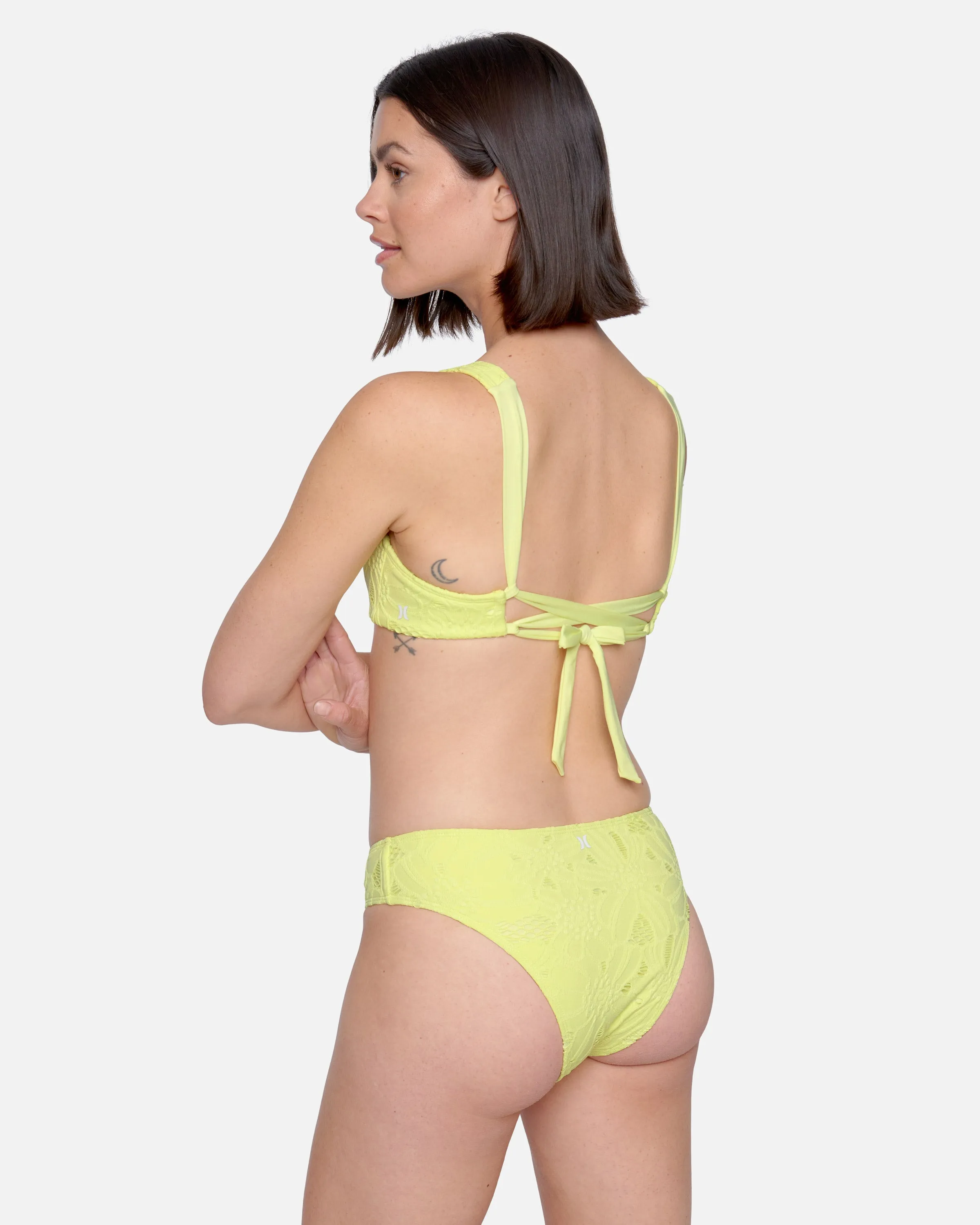 Crochet Mid Rise Cheeky Bottom