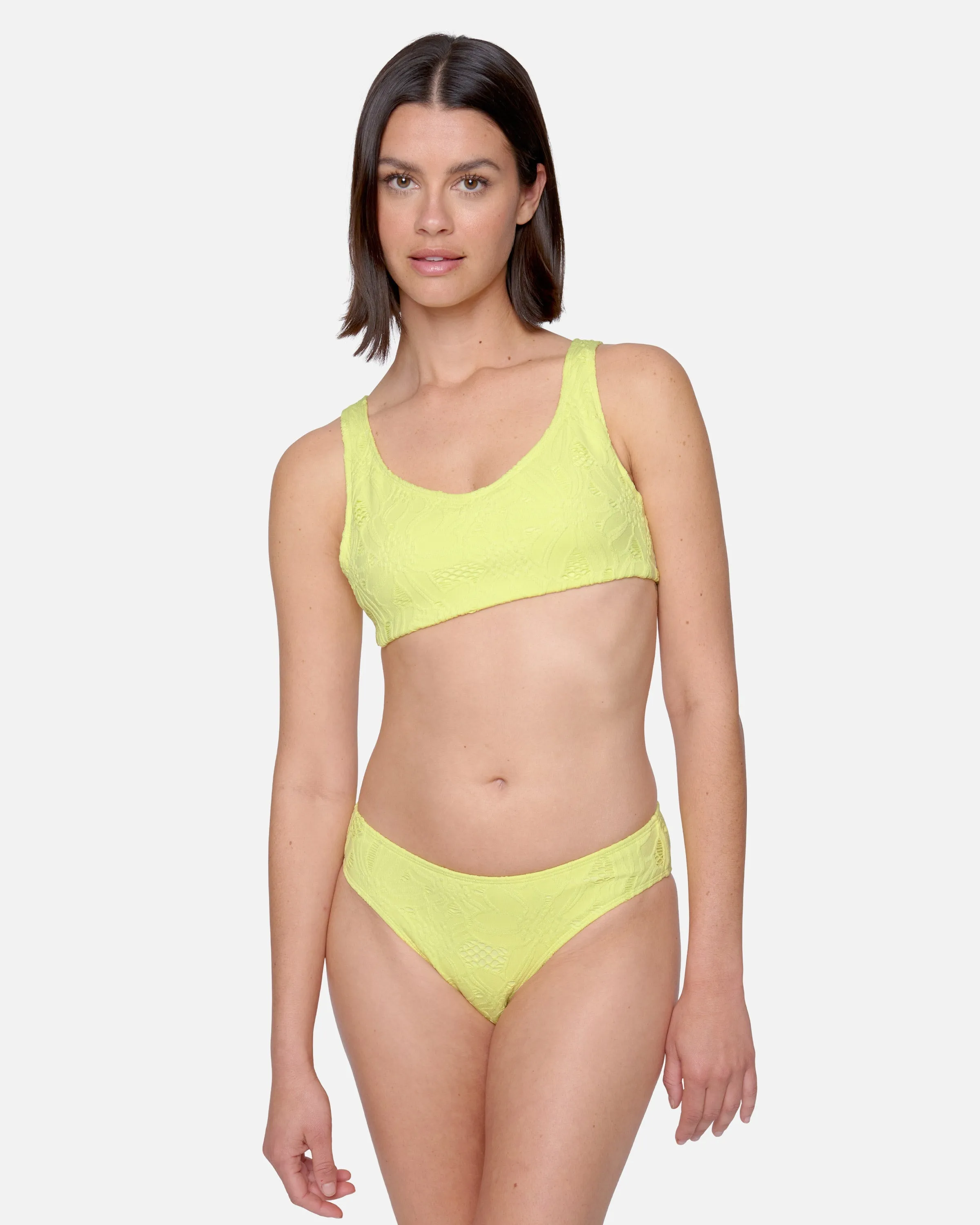 Crochet Mid Rise Cheeky Bottom