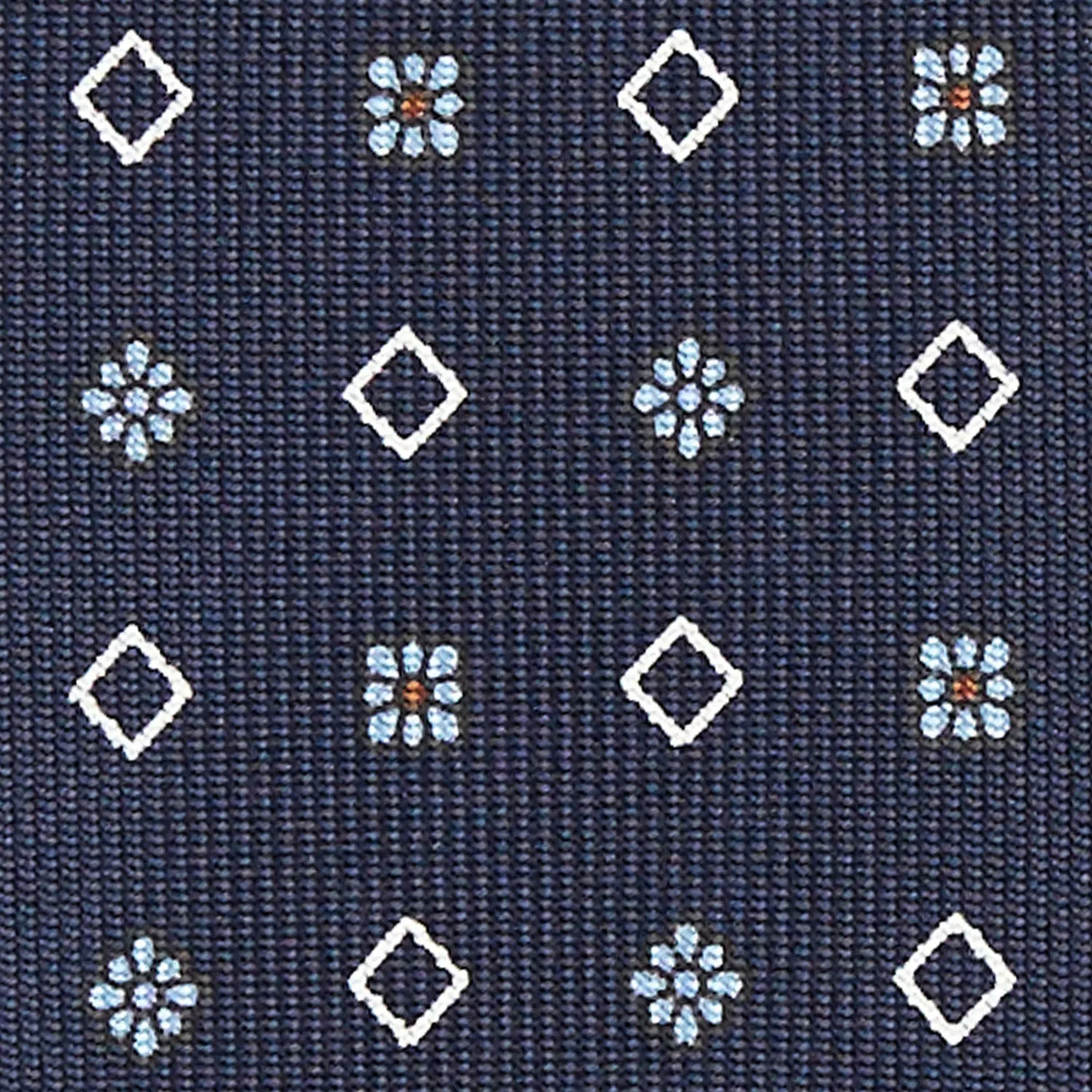 DADRK BLUE 9 FOLD SARTORIAL SILK TIE