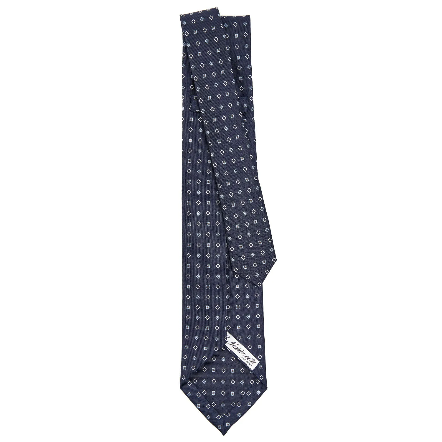 DADRK BLUE 9 FOLD SARTORIAL SILK TIE
