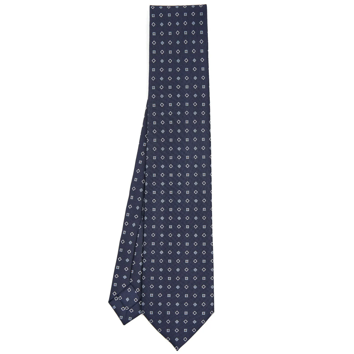DADRK BLUE 9 FOLD SARTORIAL SILK TIE