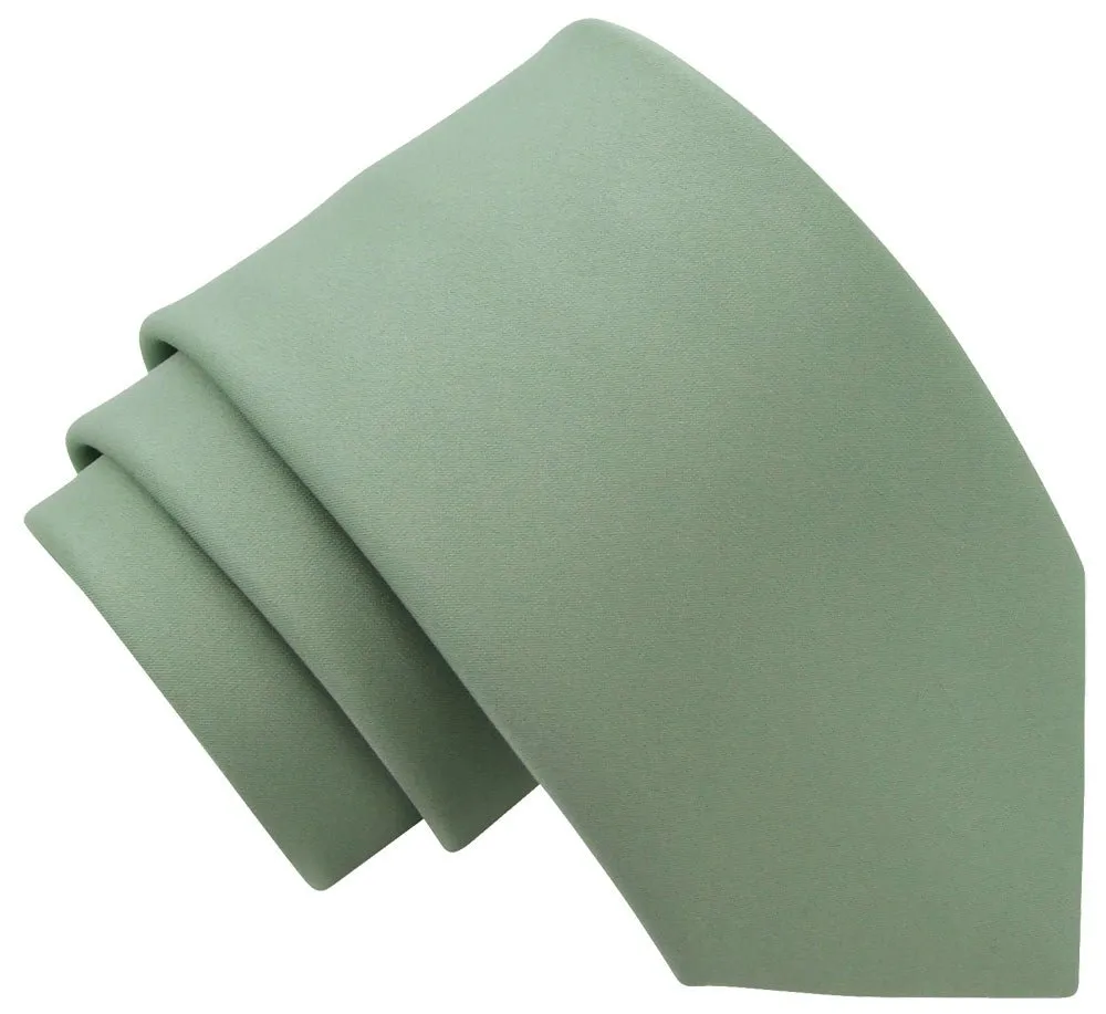 Dark Sage Wedding Tie Swatch Pack
