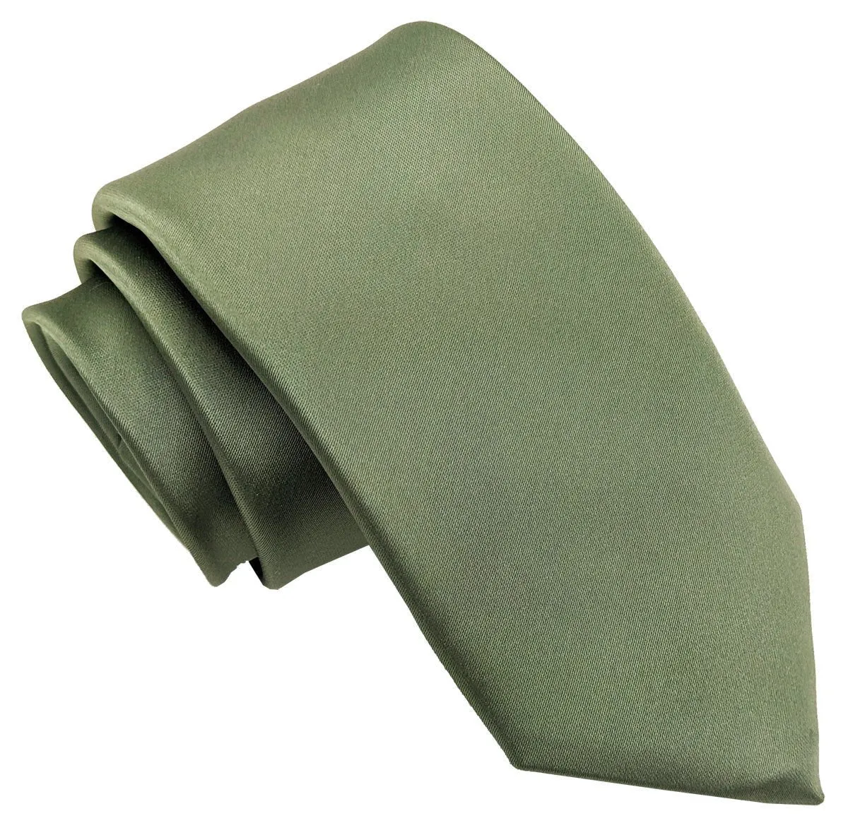 Dark Sage Wedding Tie Swatch Pack