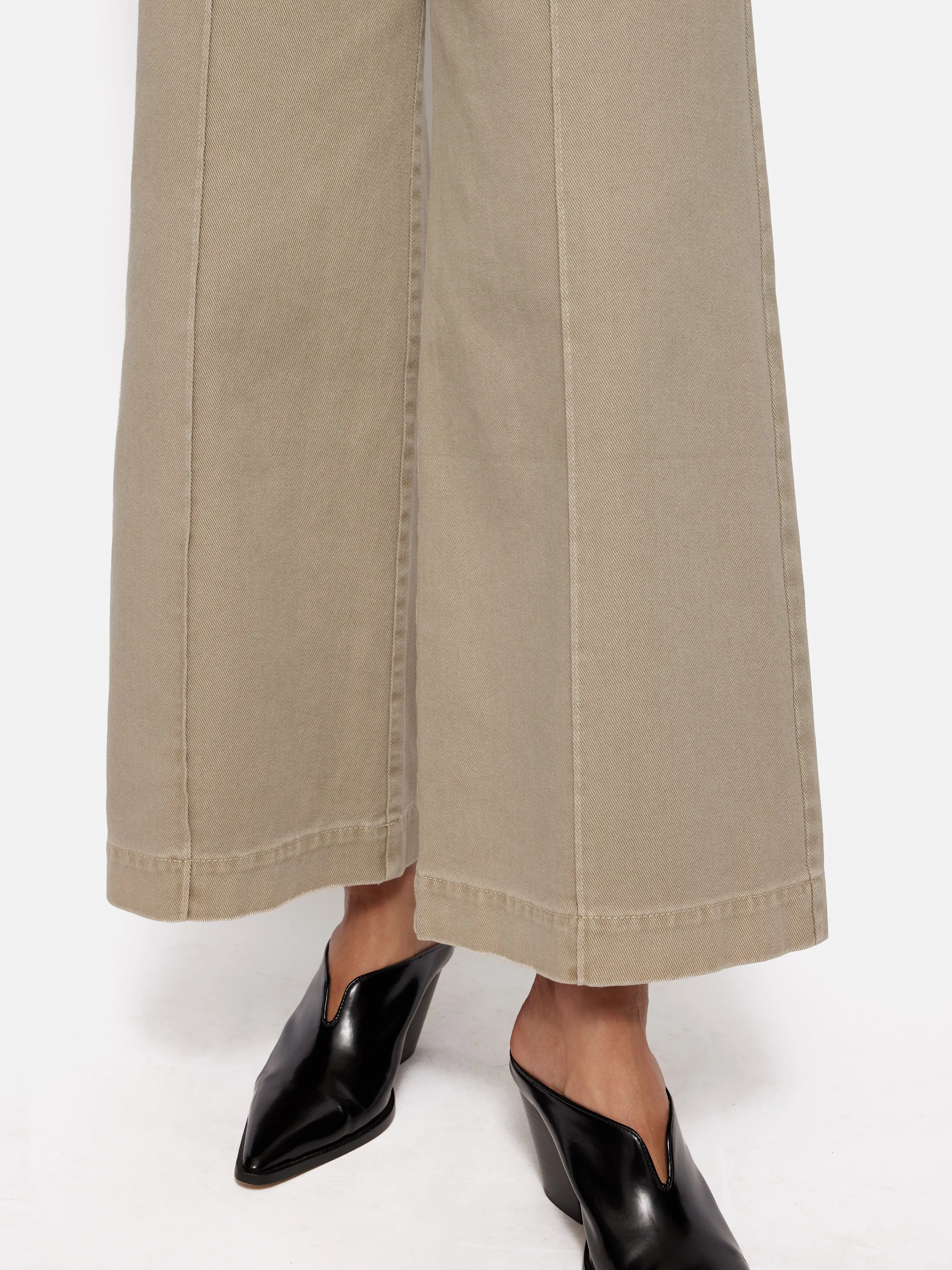 Denim Sailor Trouser | Brown