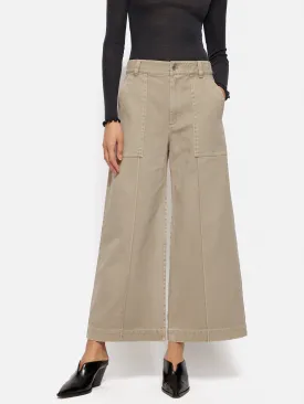 Denim Sailor Trouser | Brown