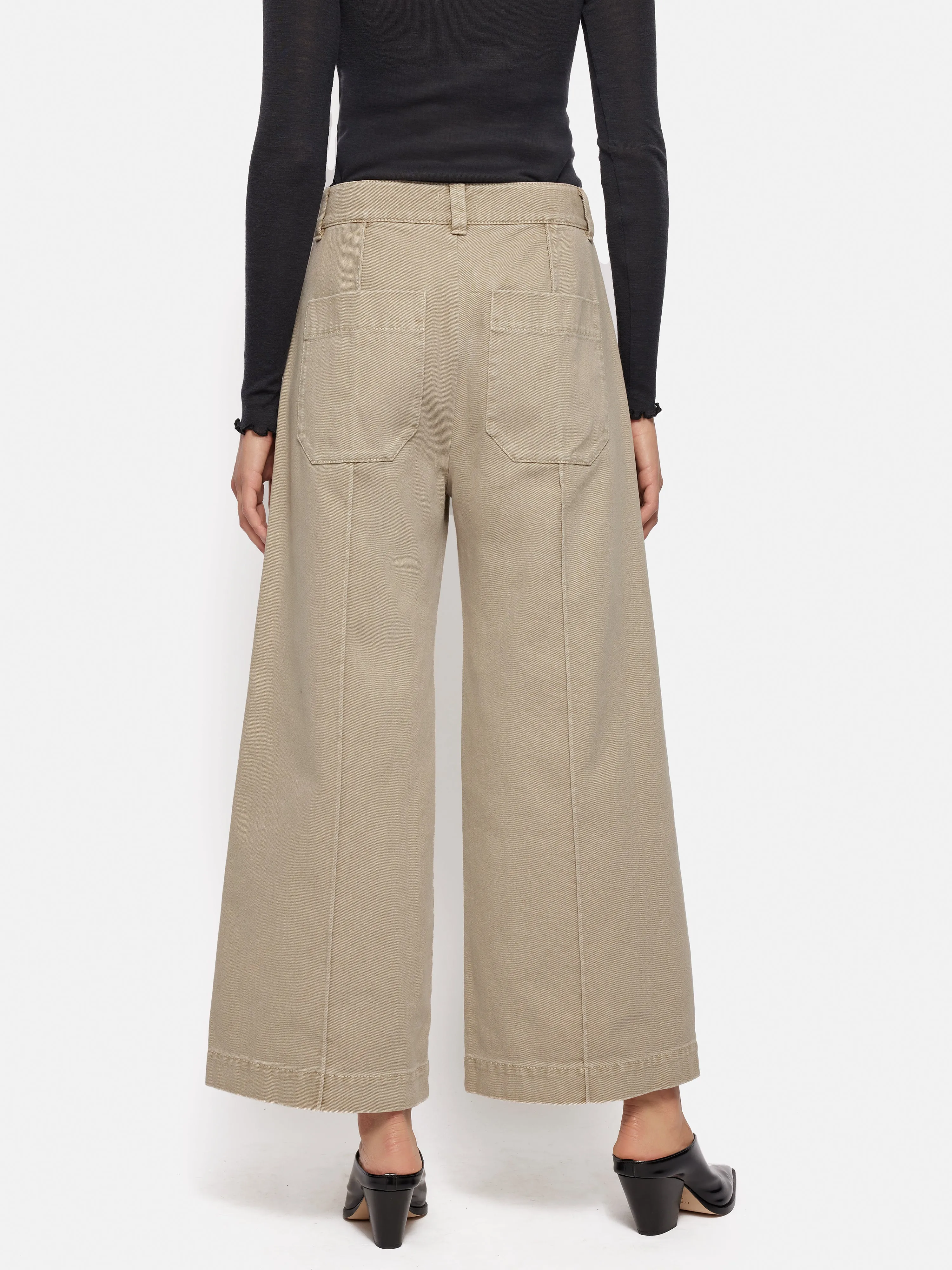 Denim Sailor Trouser | Brown