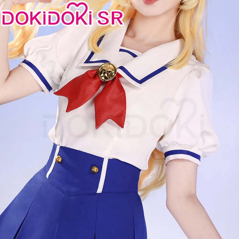 DokiDoki-SR Anime Aikatsu! Idol Activity Cosplay Hoshimiya Ichigo Costume Summer Uniform